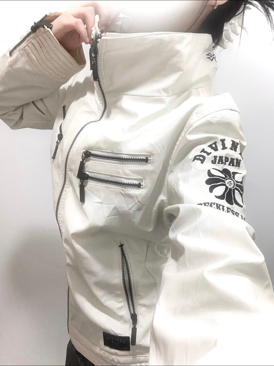 DIVINER High neck leather jacket 상품이미지3