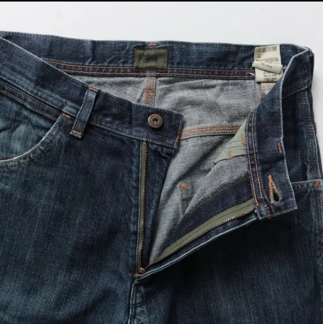 스투시 00s 스트레이트 데님 팸츠 상품이미지4