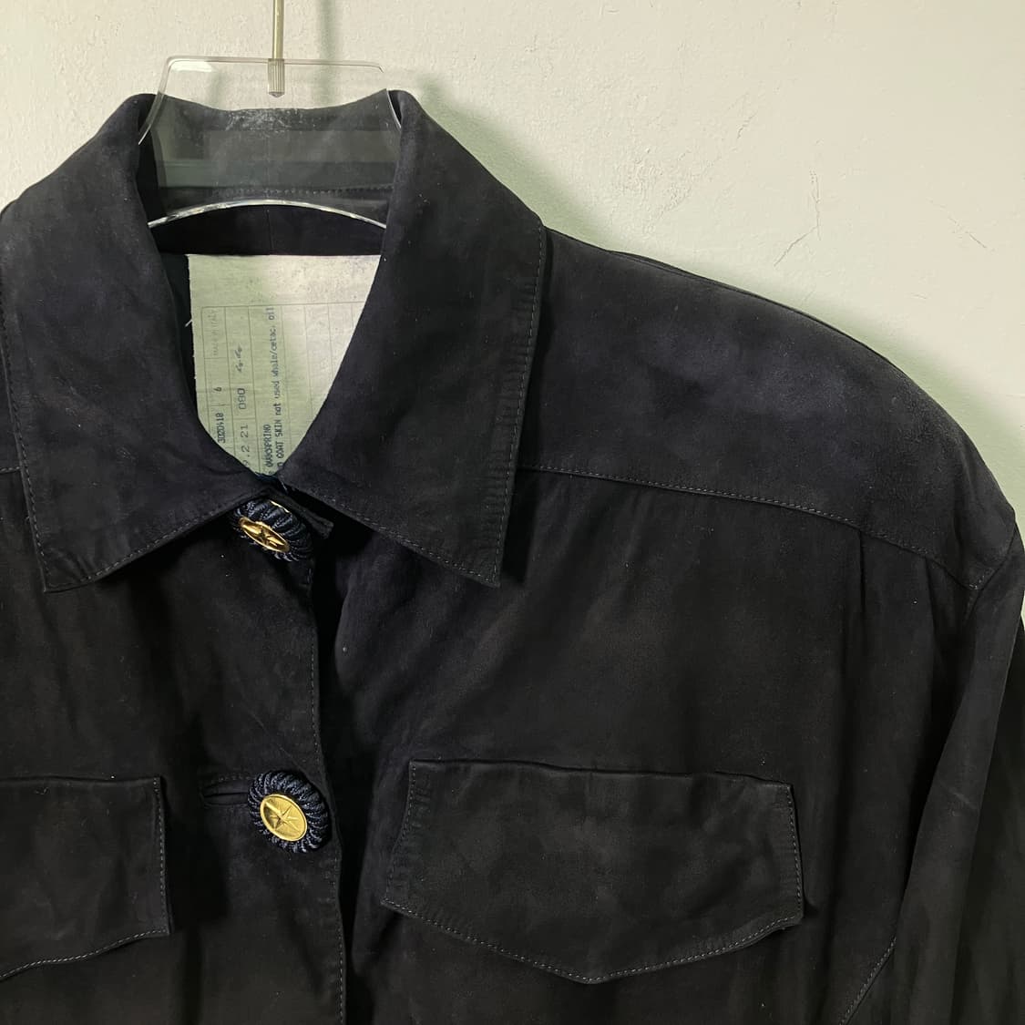 VTG 빈티지 블랙 스웨이드 크롭 자켓 44 상품이미지4