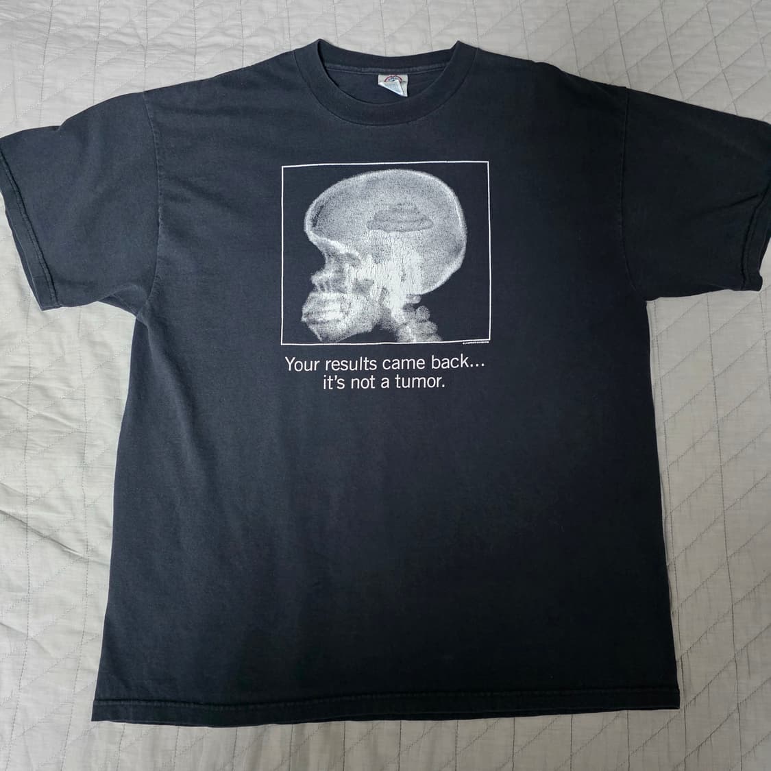 [XL] Y2K SHIT HEAD  빈티지 유머 티셔츠 블랙 상품이미지1