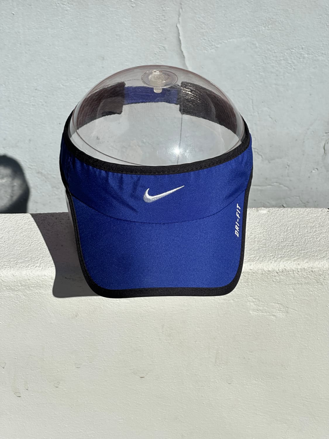 [F] NIKE 나이키 로고 블루 썬바이저 썬캡 모자 상품이미지1