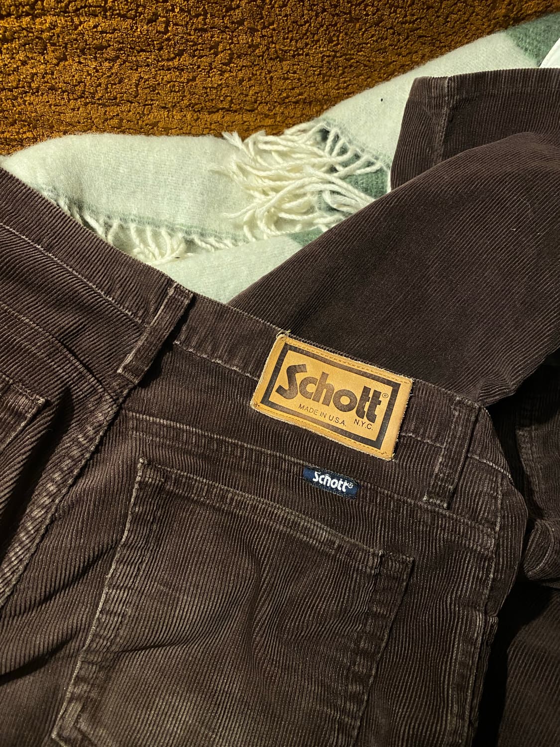 schott 브라운 코듀로이 팬츠 상품이미지2