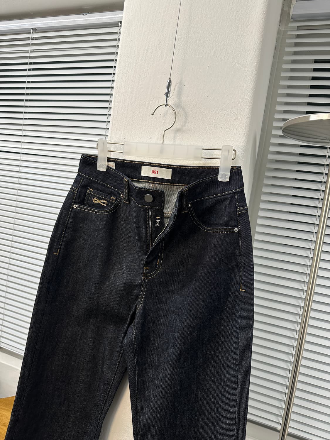 플랙 논페이드 스트레이트 데님 27 상품이미지3