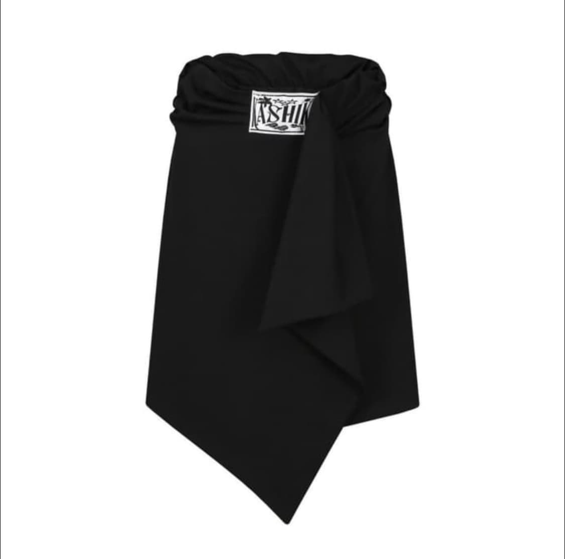 카시코 드레이프 랩 스커트 상품이미지1