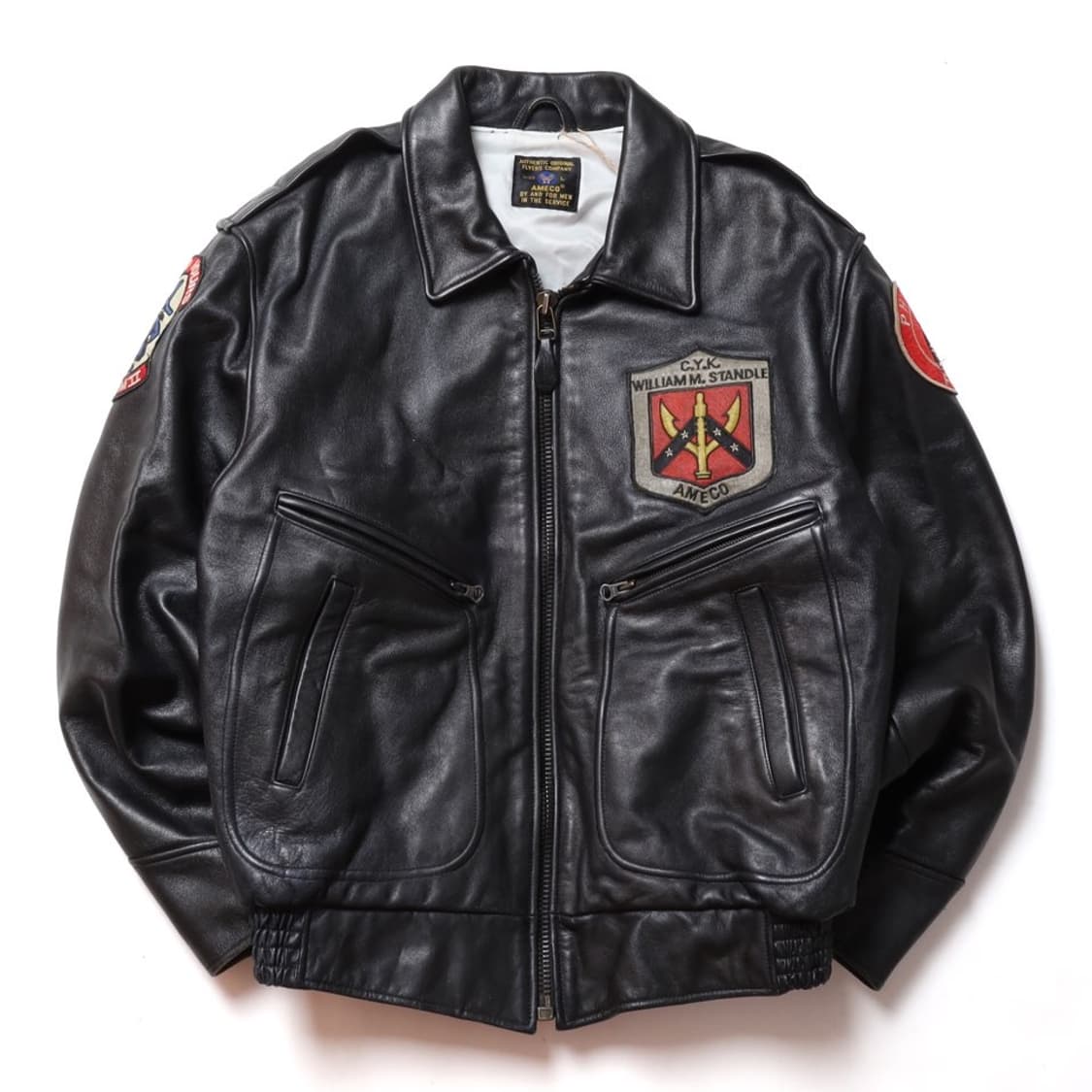 AMECO Patchwork Rider Jacket   상품이미지2