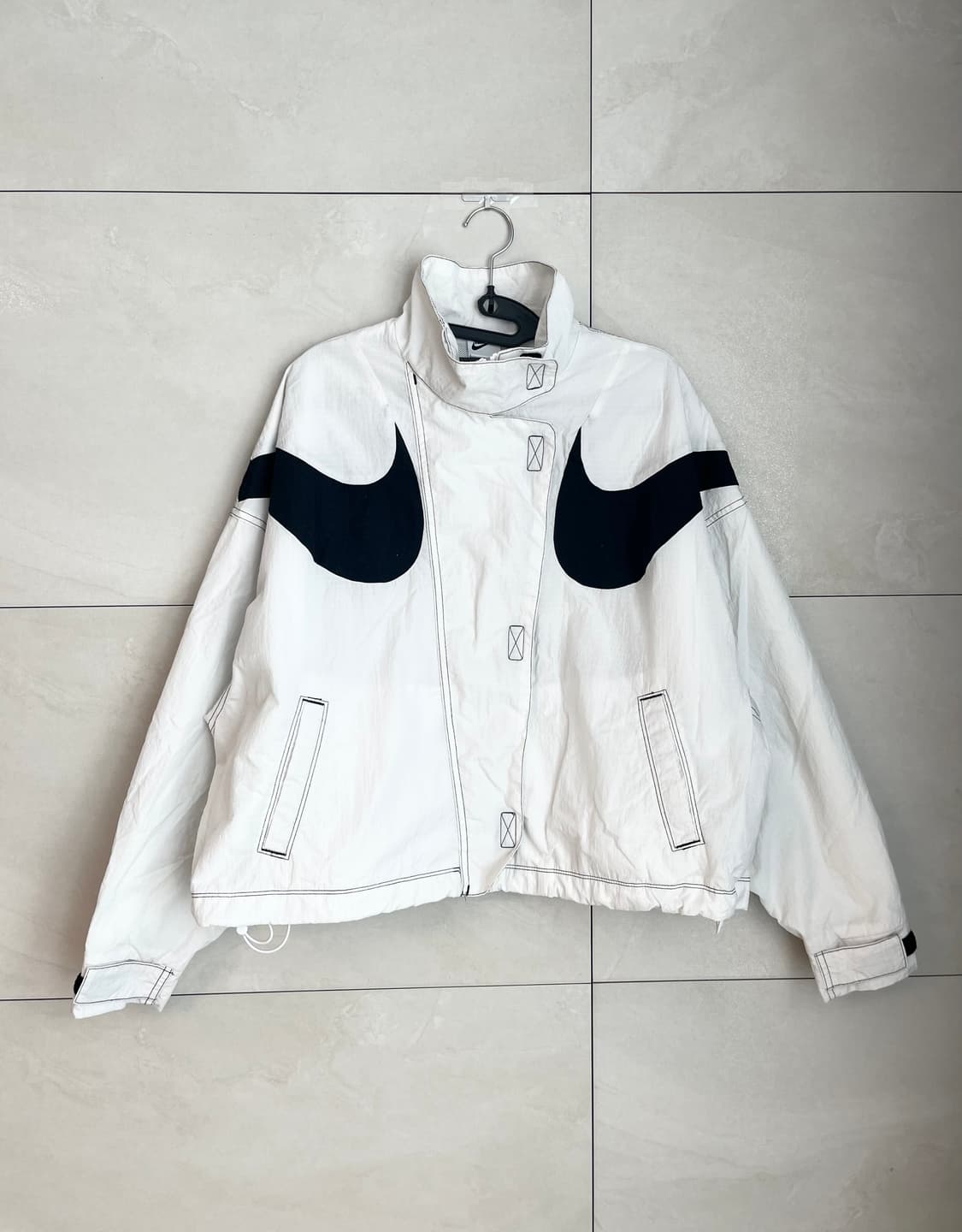 나이키 스우시 리펠 바람막이 화이트 (S)  상품이미지1