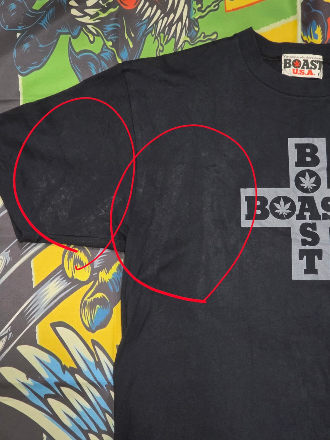 00's BOAST 반팔티 M 상품이미지3