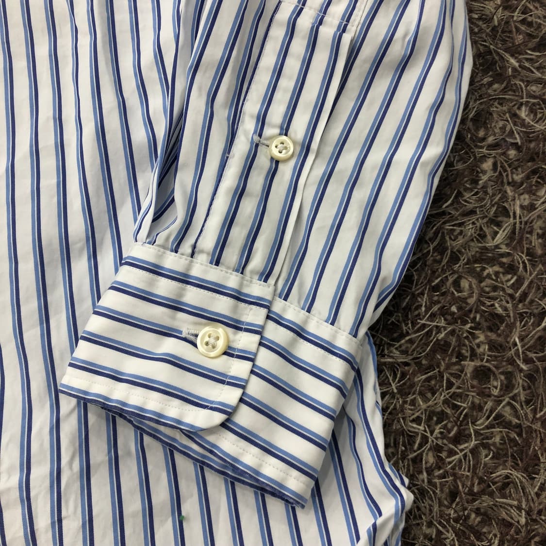 폴로 랄프로렌 스트라이프 셔츠 실측 95-100 상품이미지3