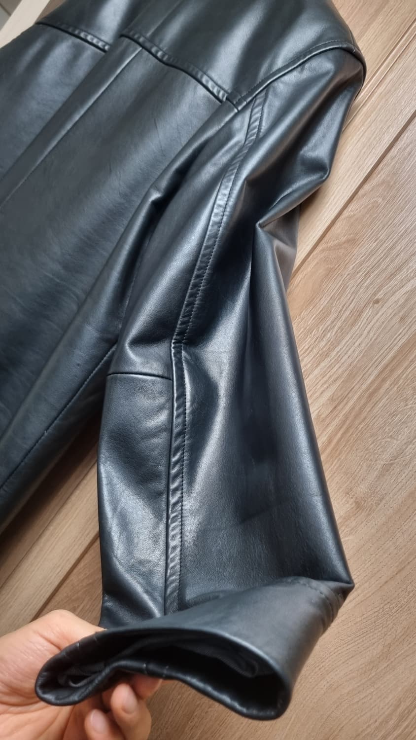 90s 올드갭 레더 카코트 상품이미지4