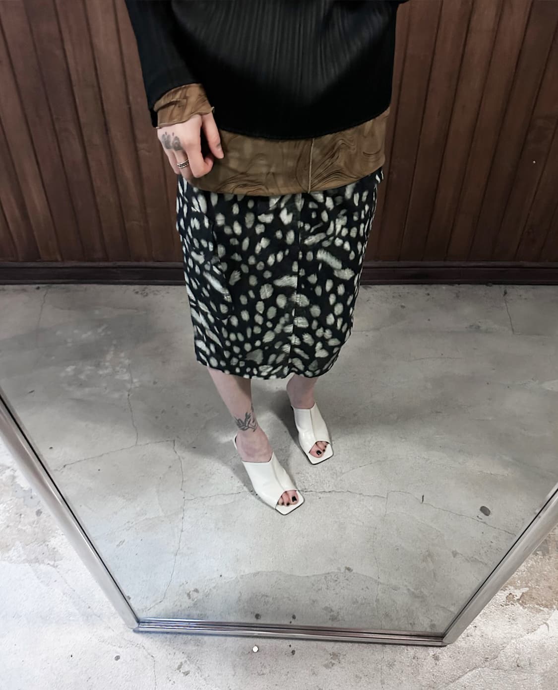 MAX MARA leopard tie skirt 상품이미지5