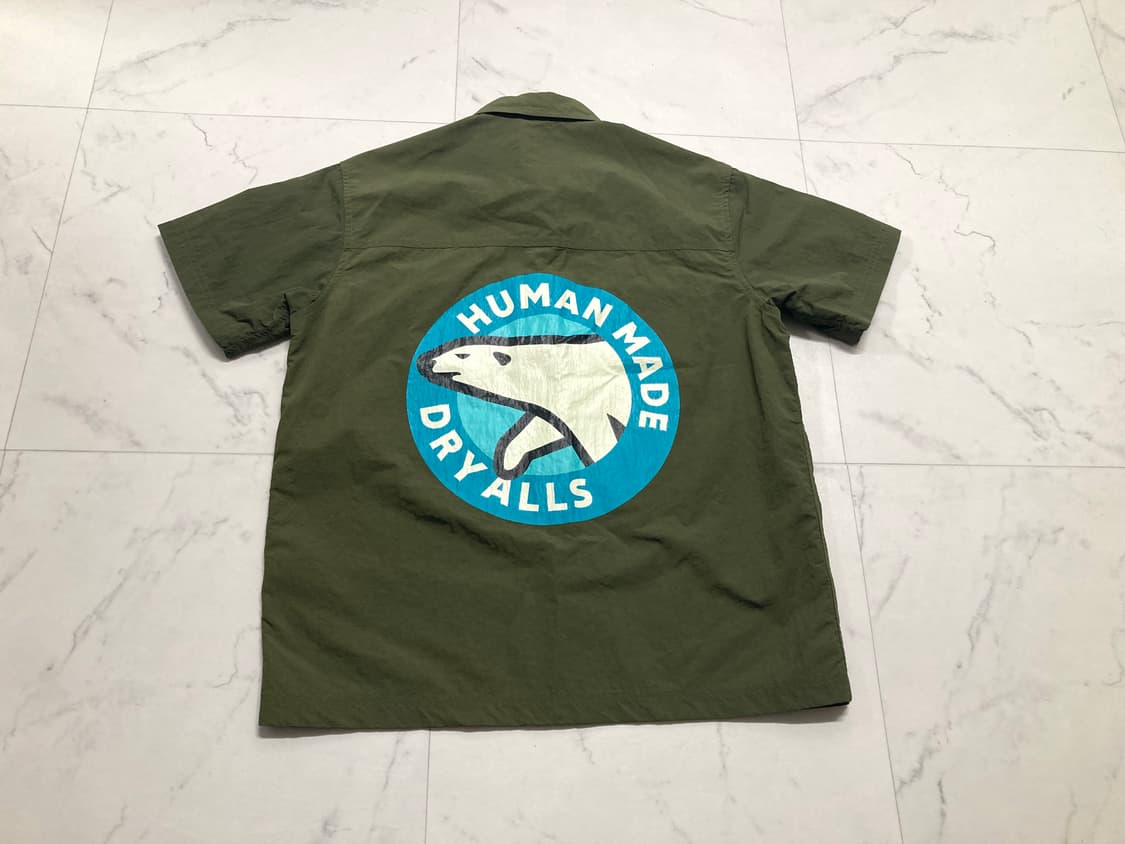 휴먼메이드 23SS 캠핑 숏슬리브 나일론 반팔 셔츠 XL 100-105 상품이미지3