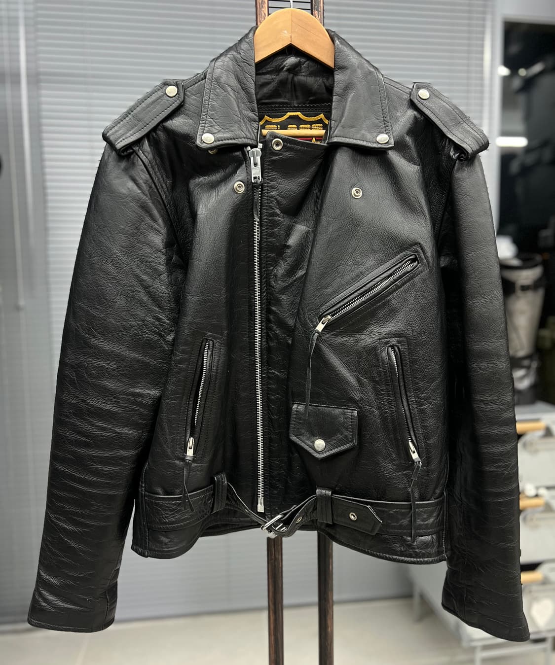 소가죽 더블라이더자켓 100 상품이미지4