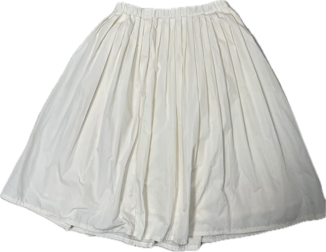 화이트플리츠스커트white pleated skirt 상품이미지2