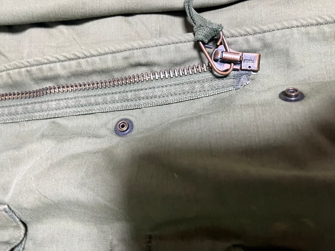 M65 스몰숏 회색안감(크롬지퍼) 상품이미지4