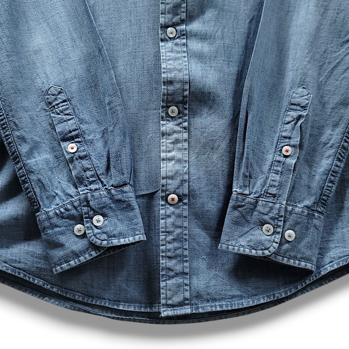 [M] 타미힐피거 인디고 긴팔 데님셔츠 상품이미지7