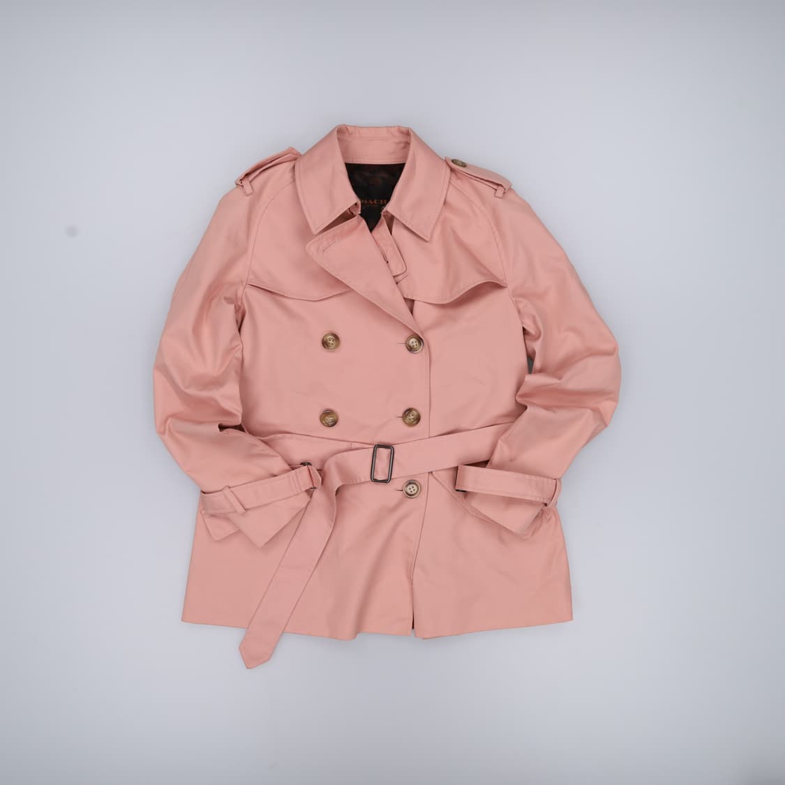 S 코치 여성 숏 트렌치자켓 0407H1 상품이미지1