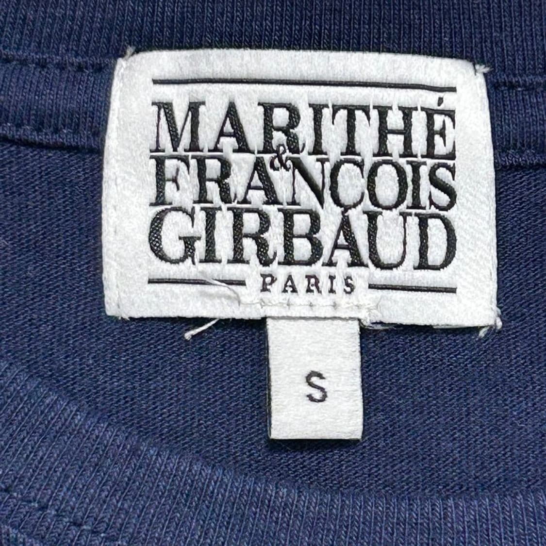 MARITHE FRANCOIS GIRBAUD 크롭 반팔티 네이비 S 상품이미지6