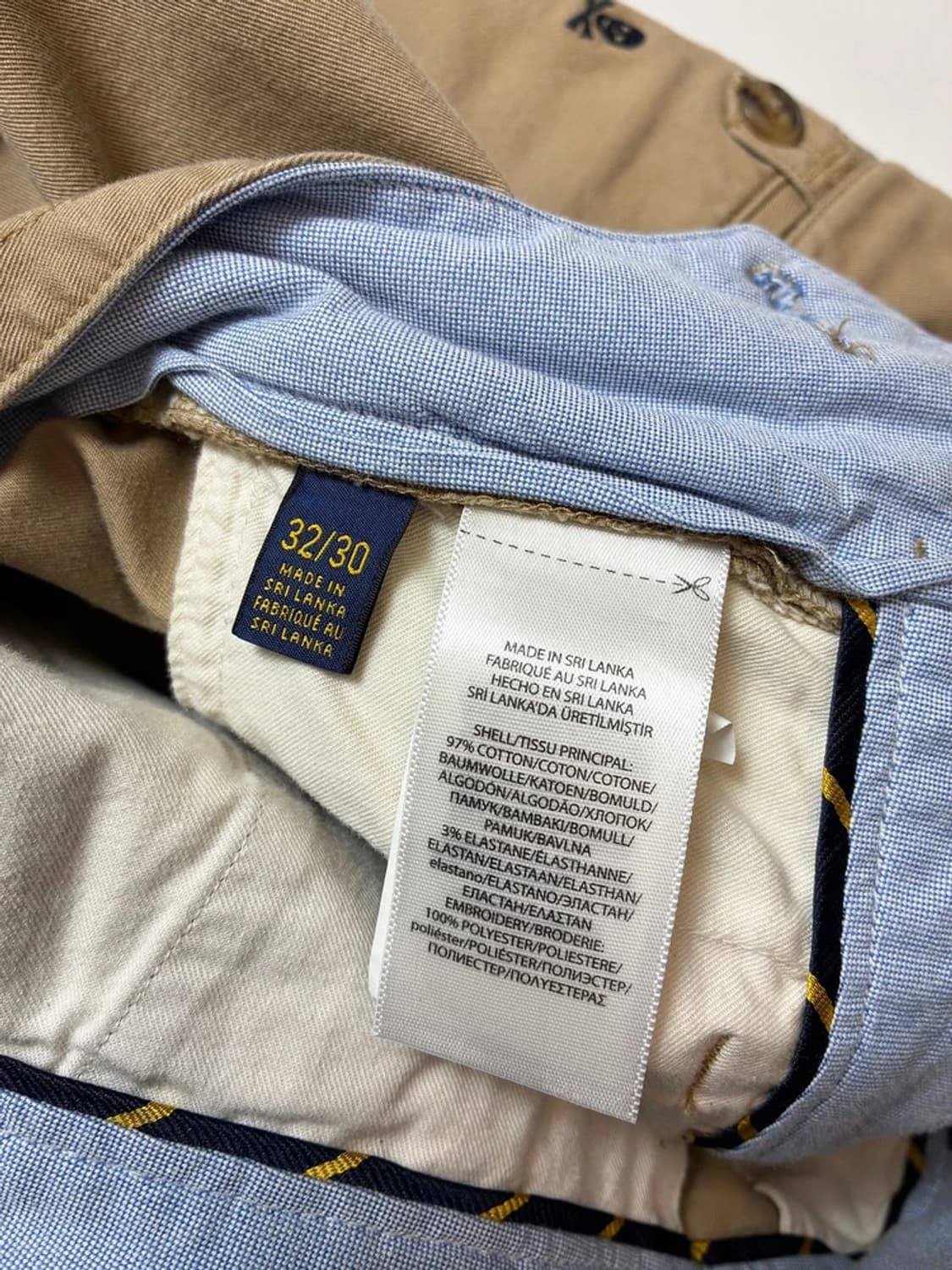 폴로 랄프로렌 스트레치 스컬 앤 크로스본 치노 팬츠 PN8086 상품이미지7