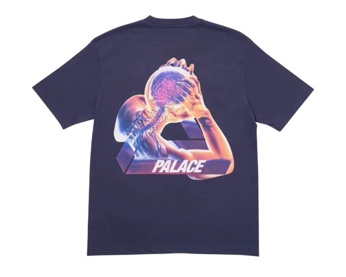[L] 팔라스 트라이 게인 티셔츠 네이비 상품이미지1
