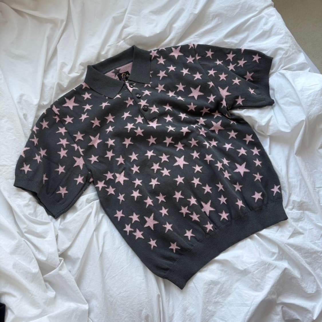 니들스 폴로 스웨터 와시 반팔니트 상품이미지1