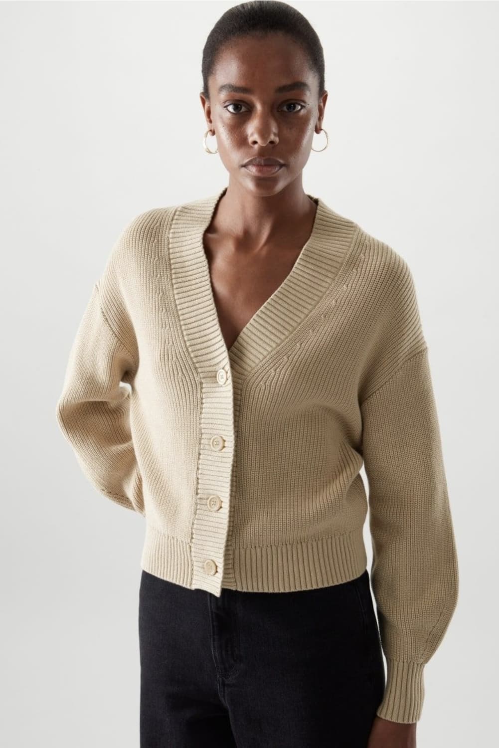 COS 코스 오버사이즈드 브이넥 가디건 상품이미지2