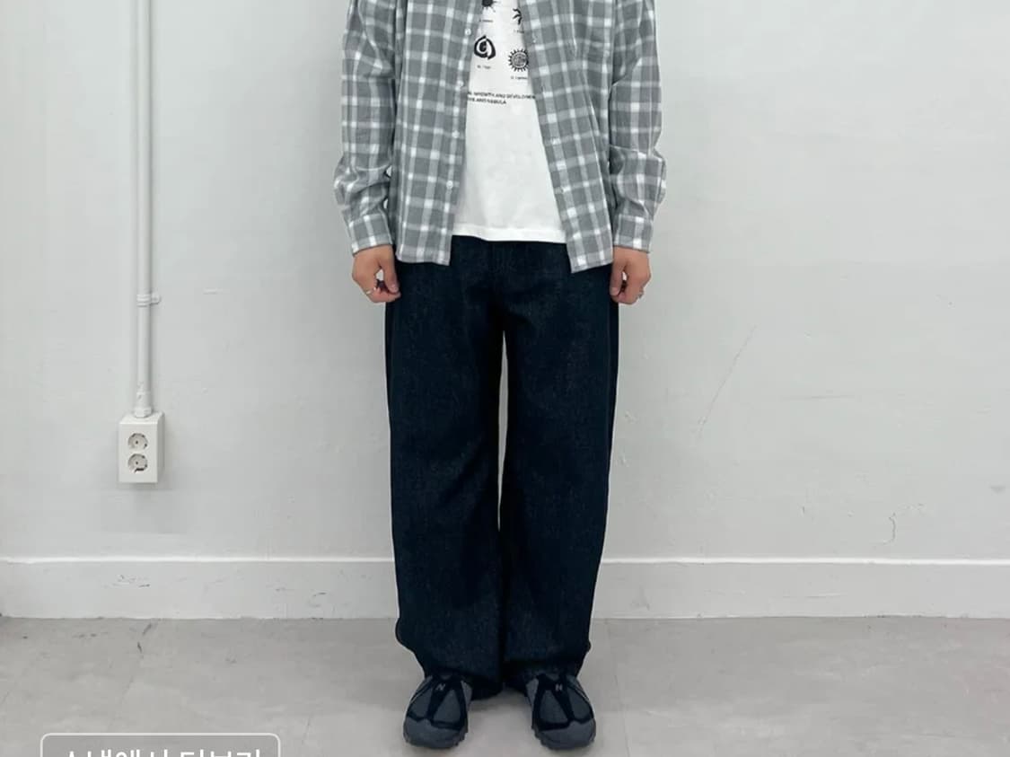 밀로아카이브 리플렉트 커브드 데님 인디고 블루 상품이미지2