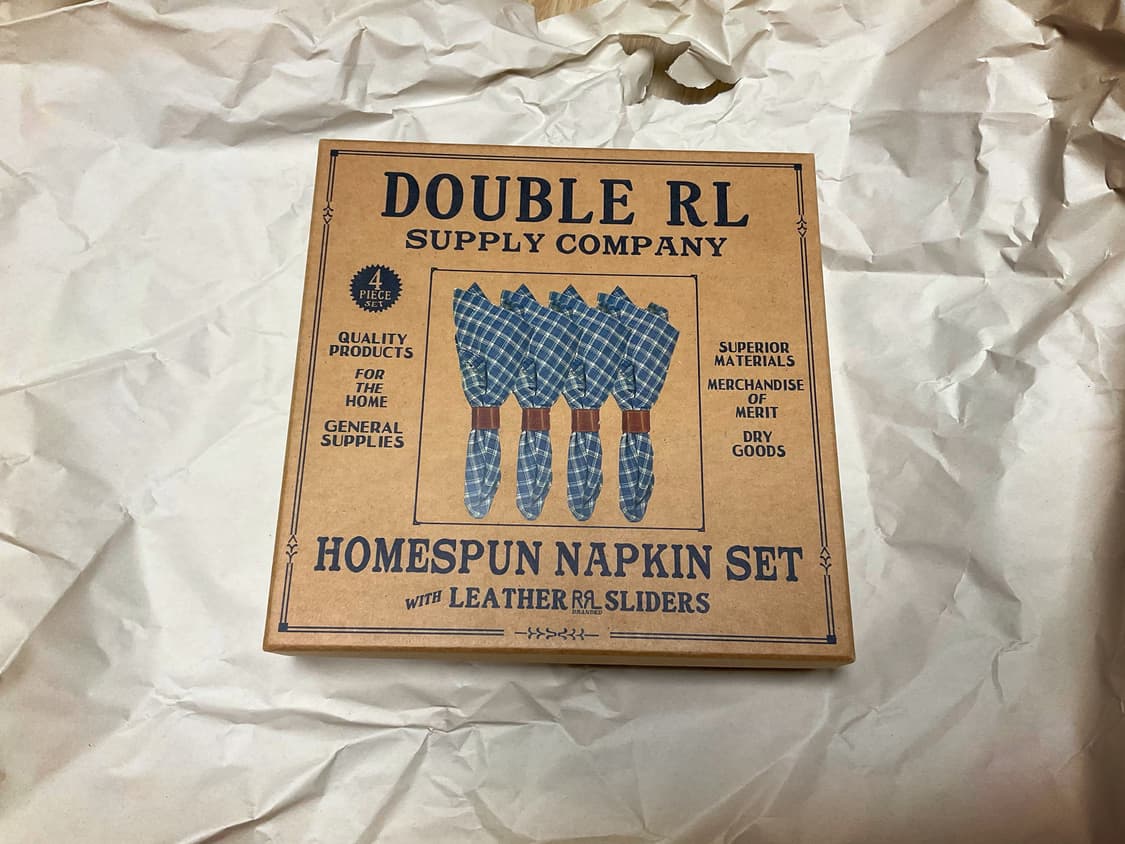 더블알엘 Rrl homespun napkin set 상품이미지1