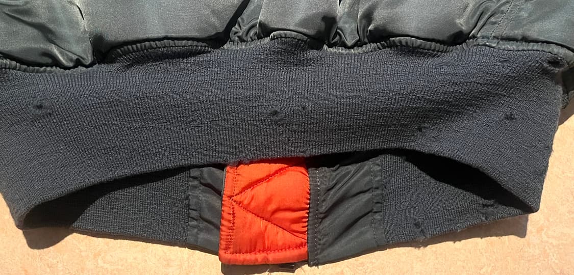 (M) 알파인더스트리 1968 오리지널 MA-1 울파일100% 상품이미지8