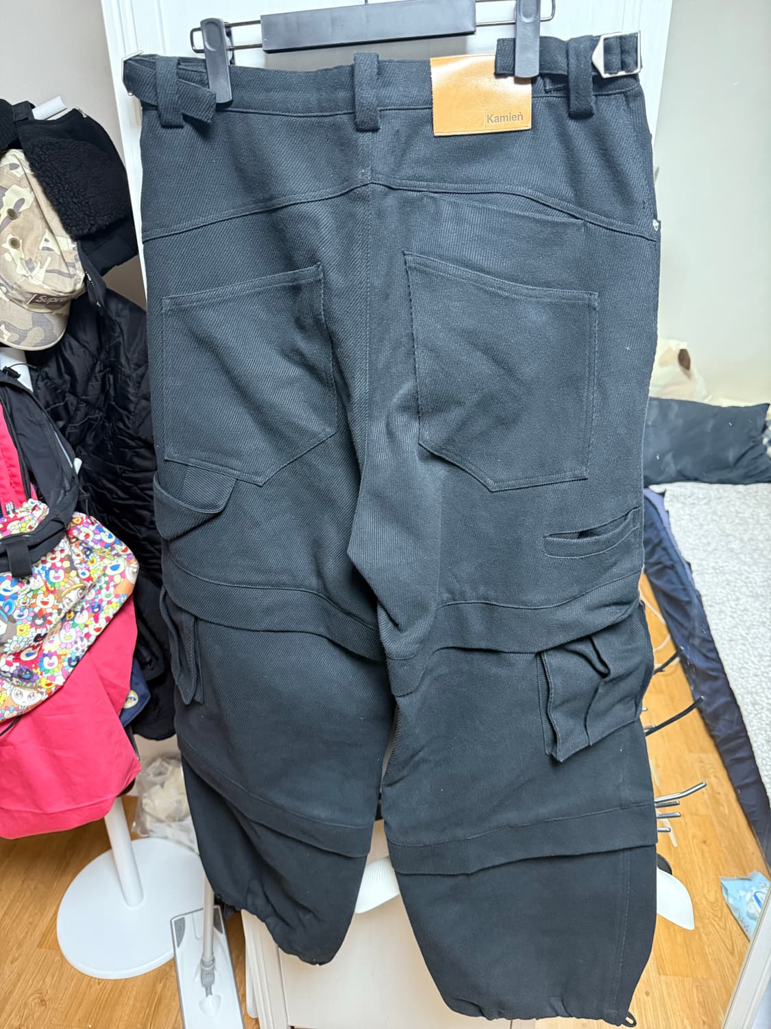 카미엔 타이탄 배기팬츠 블랙 2size 상품이미지2