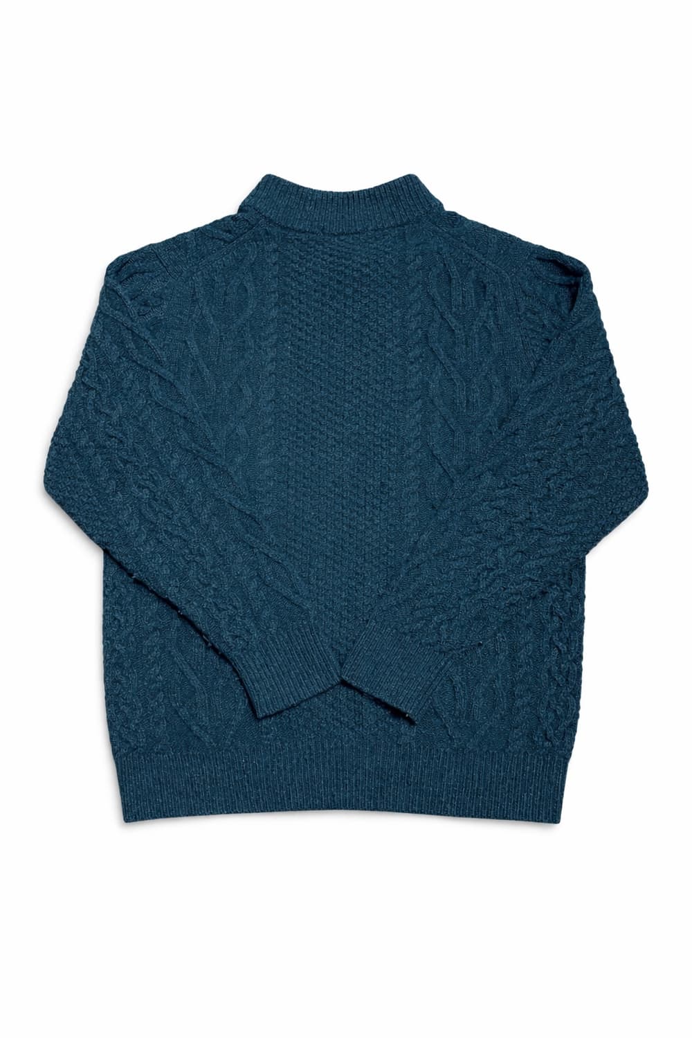 JPN 90s 일본빈티지 Y2K 모리걸 케이블 니트 하프집업 니트 스웨터 상품이미지2