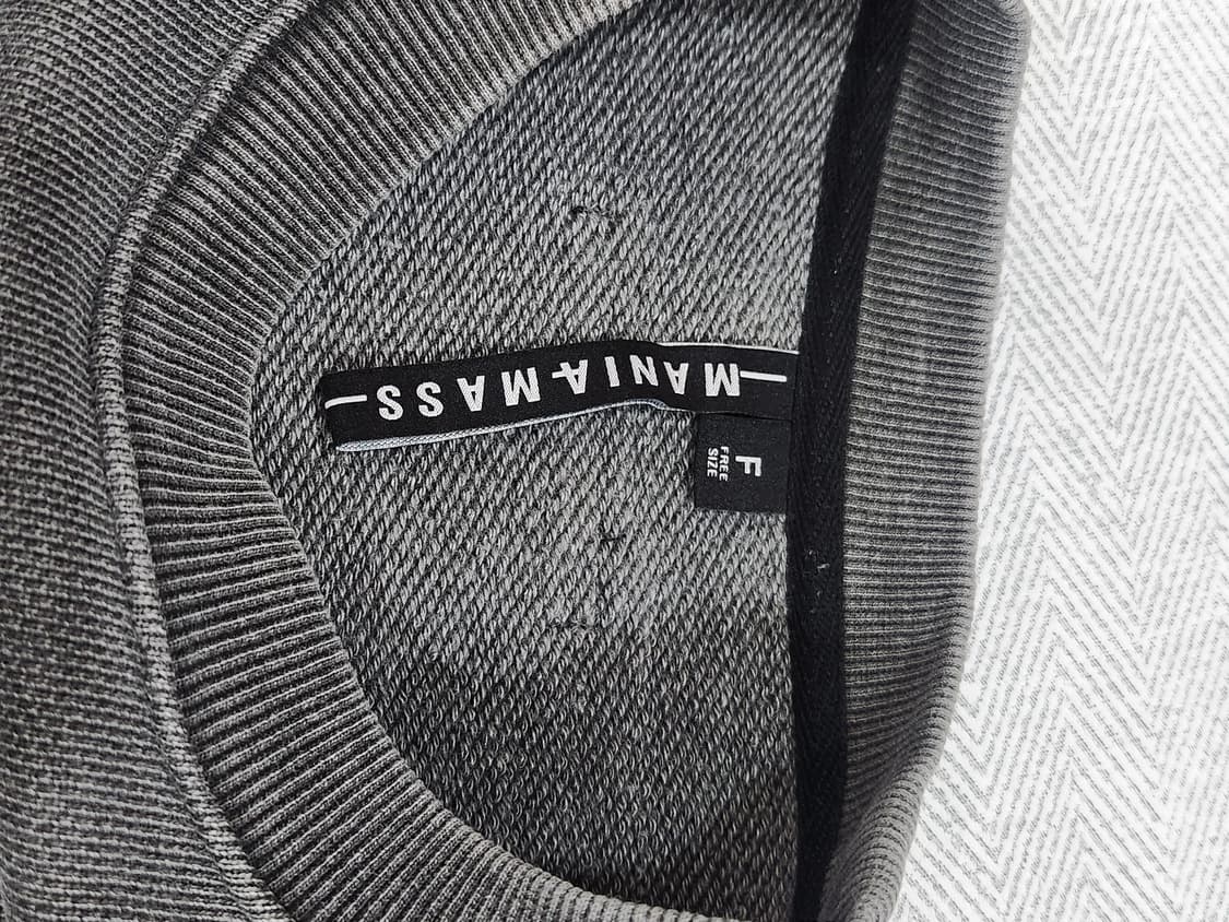 [F]매니아매스 가먼트다잉 스펙트럼 워싱 맨투맨 오버핏 프리사이즈 그레이 상품이미지6