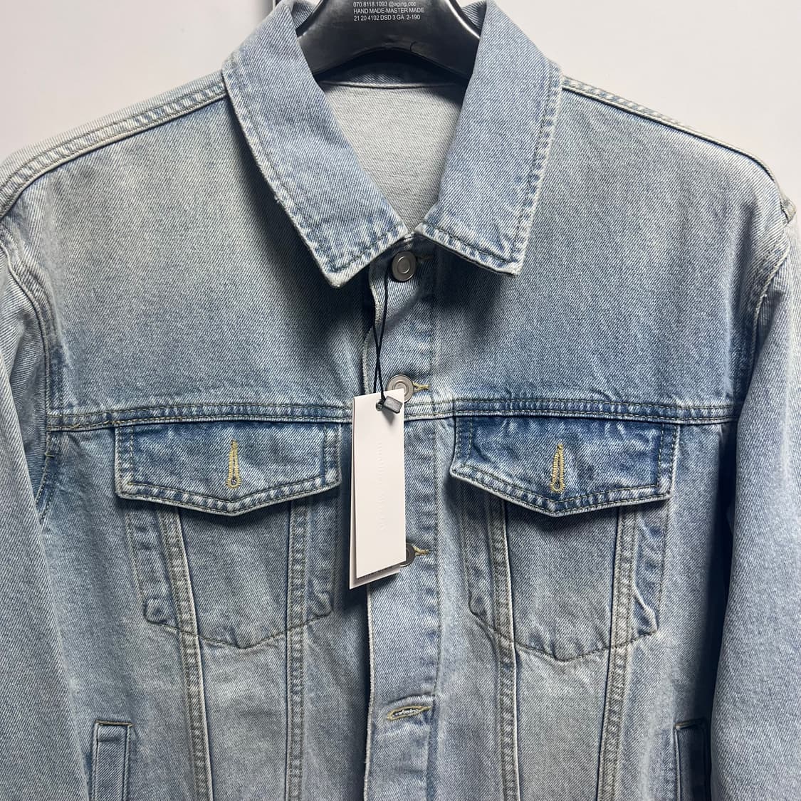 [새상품] 브랜디드 연청 데님 자켓 L 상품이미지3