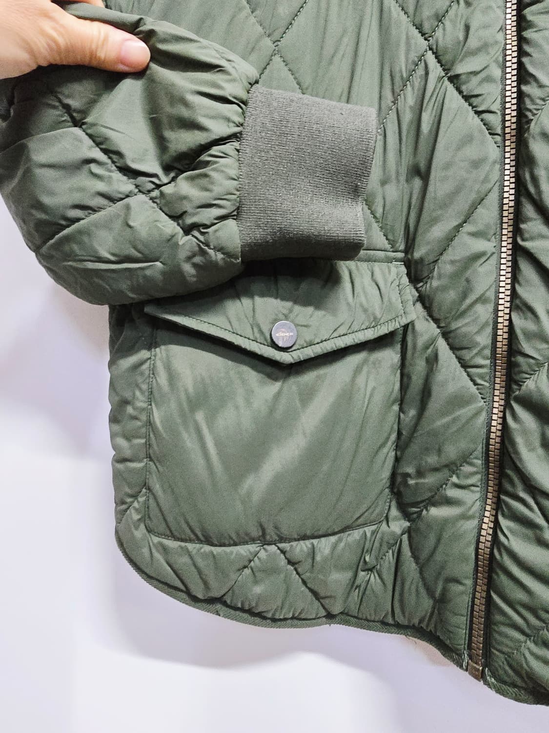 아이더 엘더 퀼팅 자켓 그린 점퍼 상품이미지3