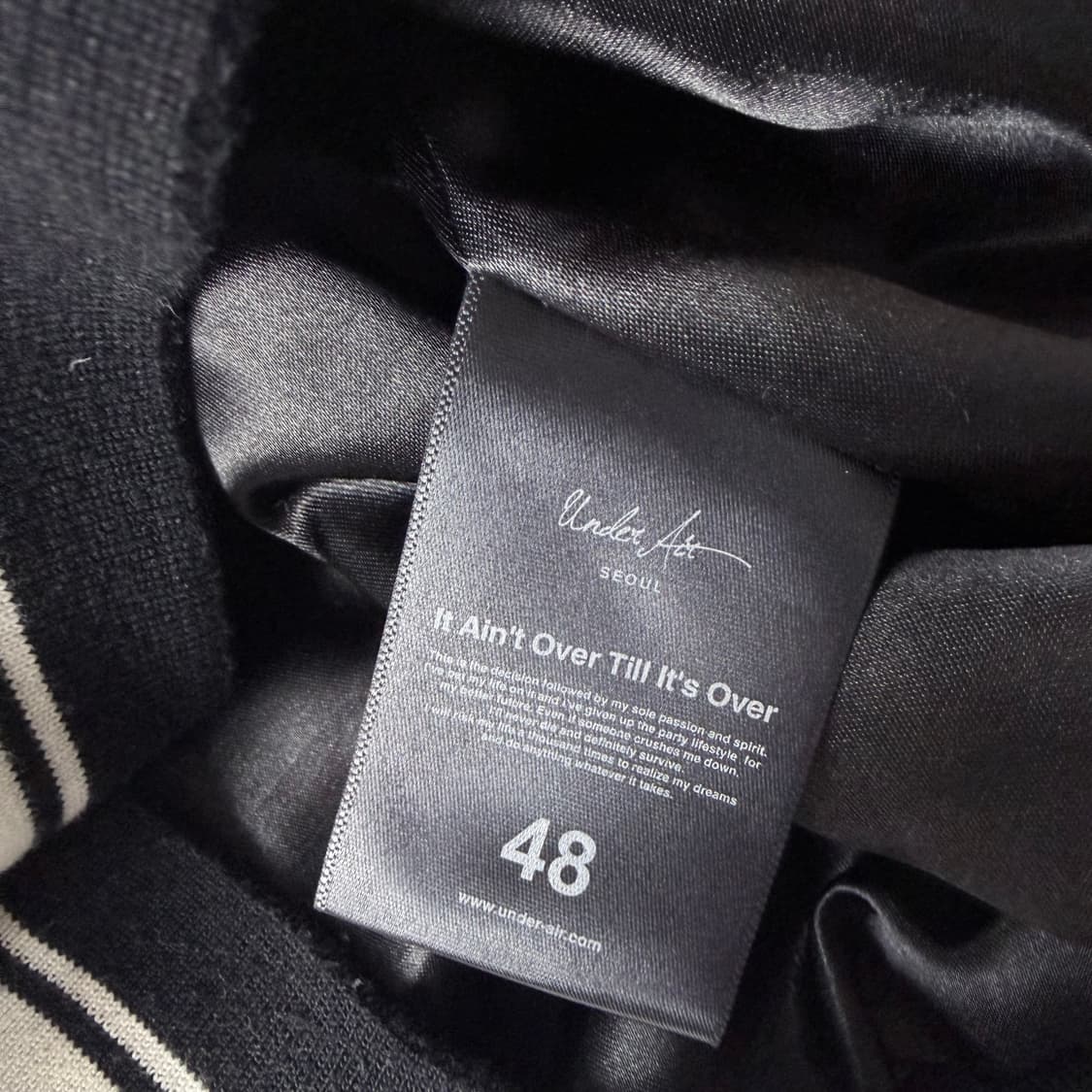 언더에어 백학 자수 스카쟌 상품이미지6