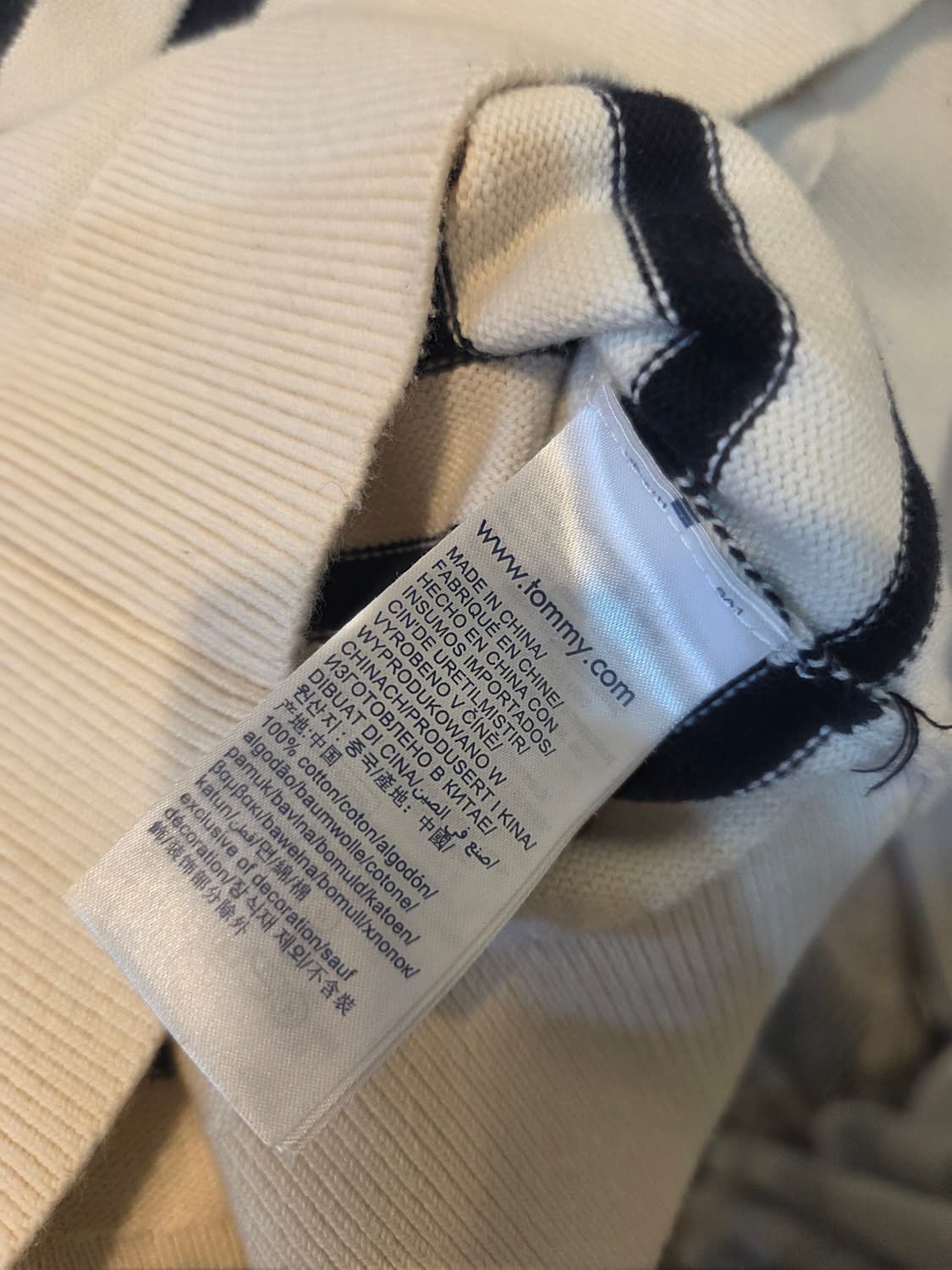 타미힐피거 스트라이프 코튼니트 상품이미지5