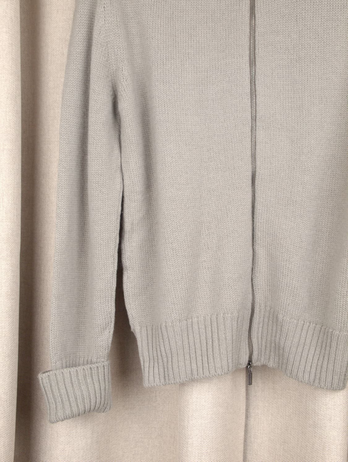 Leather Patch 2 Way Zip-up Knit 상품이미지9