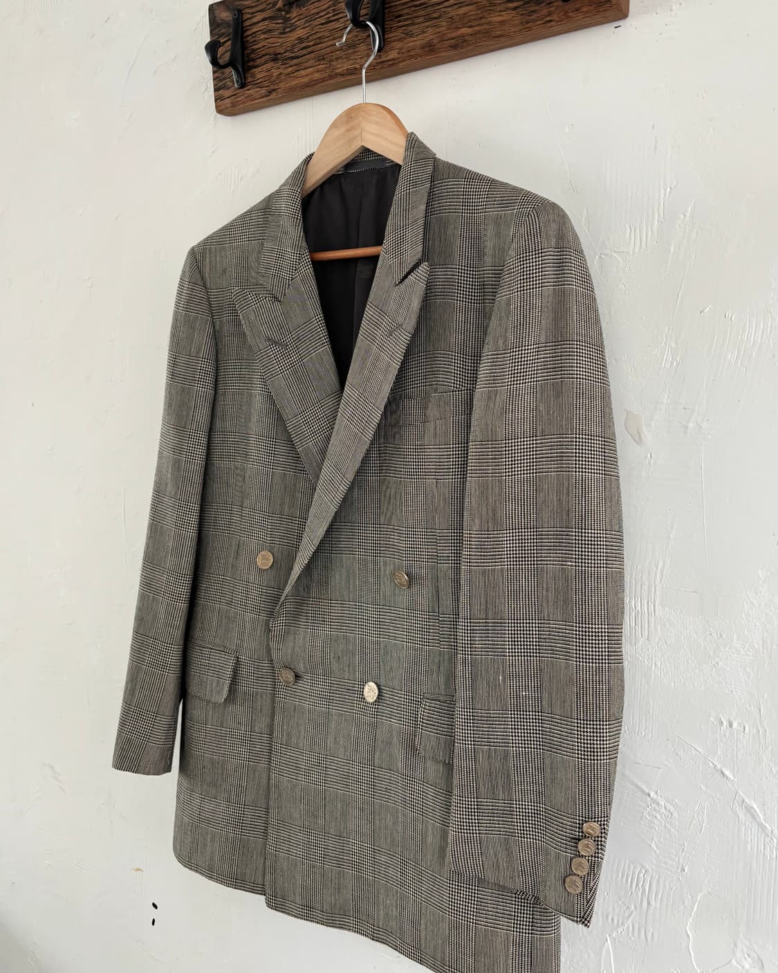 Burberry 버버리 체크패턴 더블 블레이저 상품이미지2