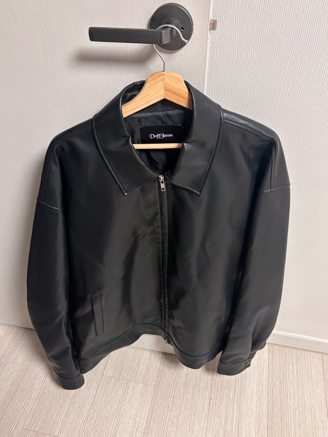 도프제이슨 비건레더자켓 상품이미지1