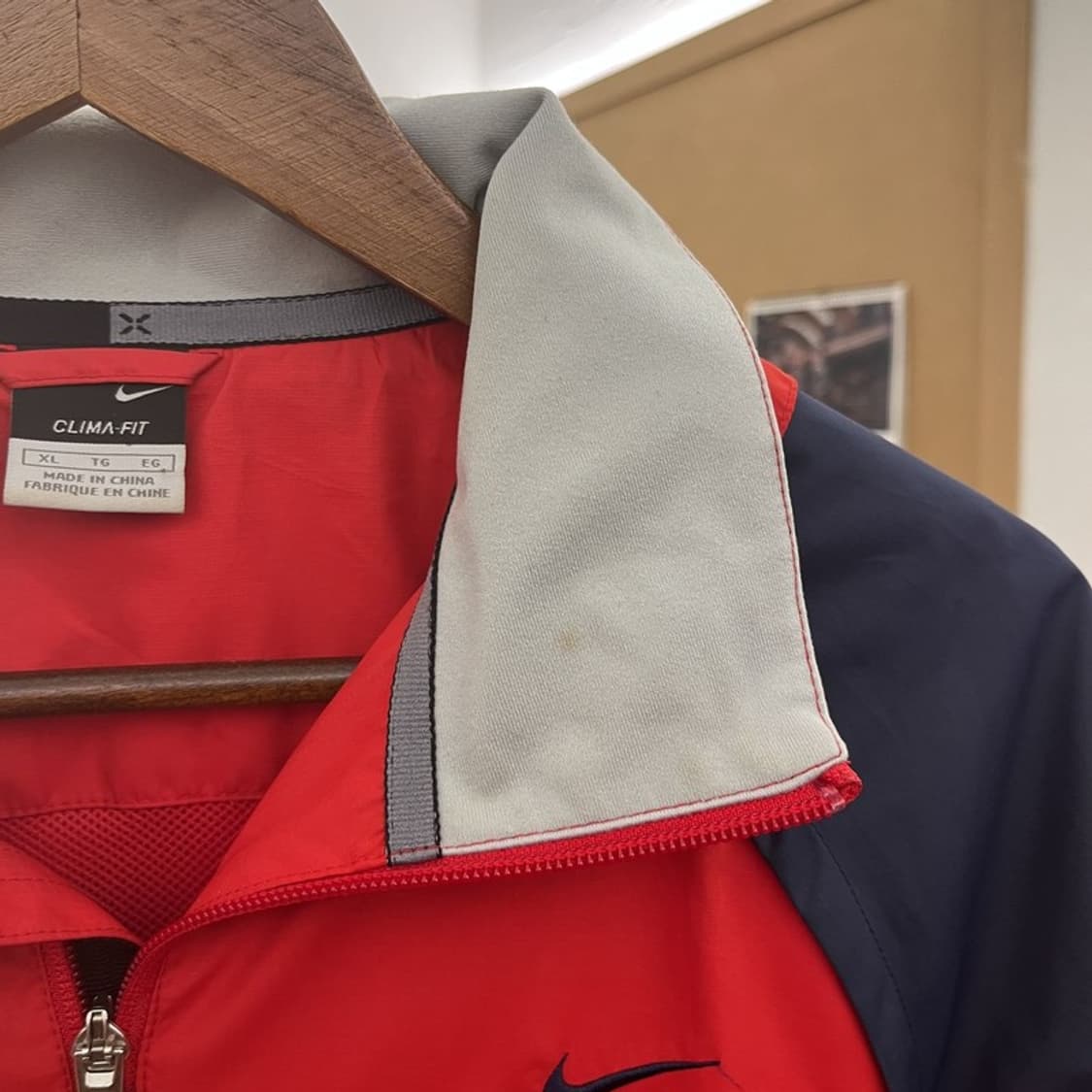 나이키 올드스쿨 레트로 00's 배색 바람막이 자켓 XL C10501 상품이미지9