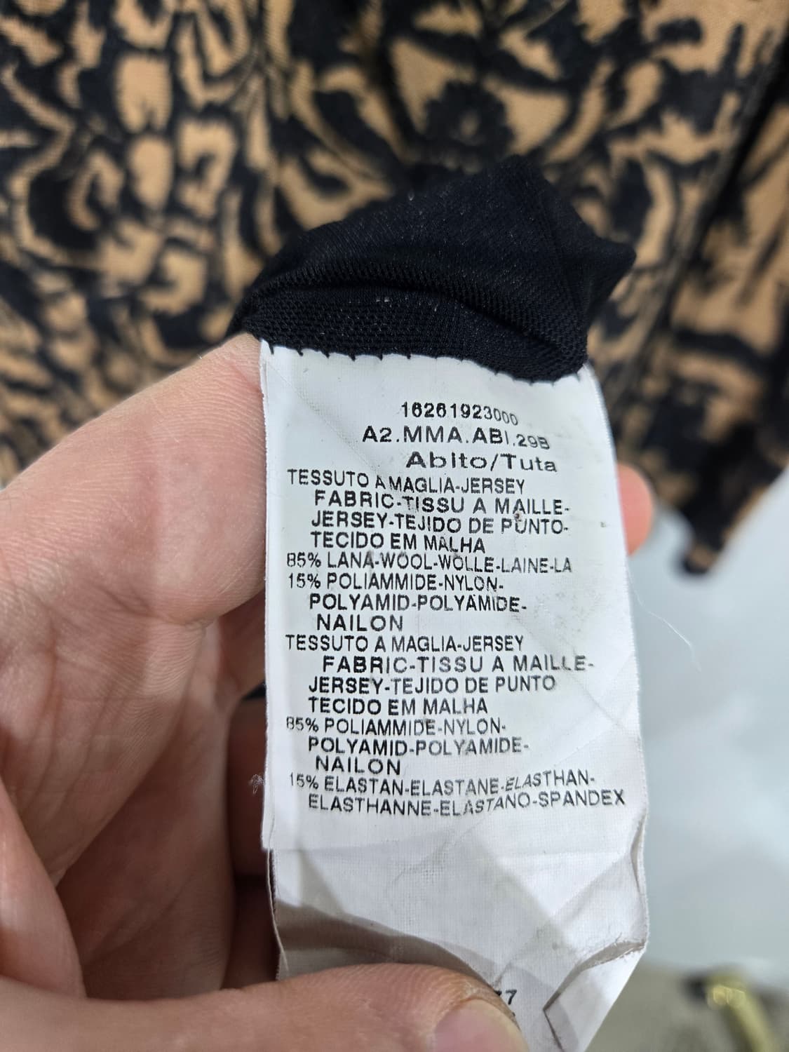 막스마라 레오파드 랩 스타일 롱 원피스 상품이미지6