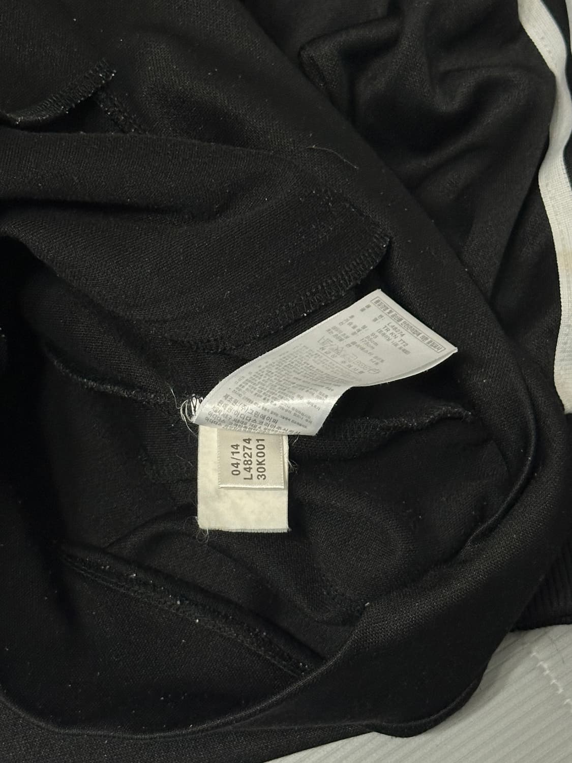 아디다스 로고 트랙탑 져지 블랙 95 상품이미지6