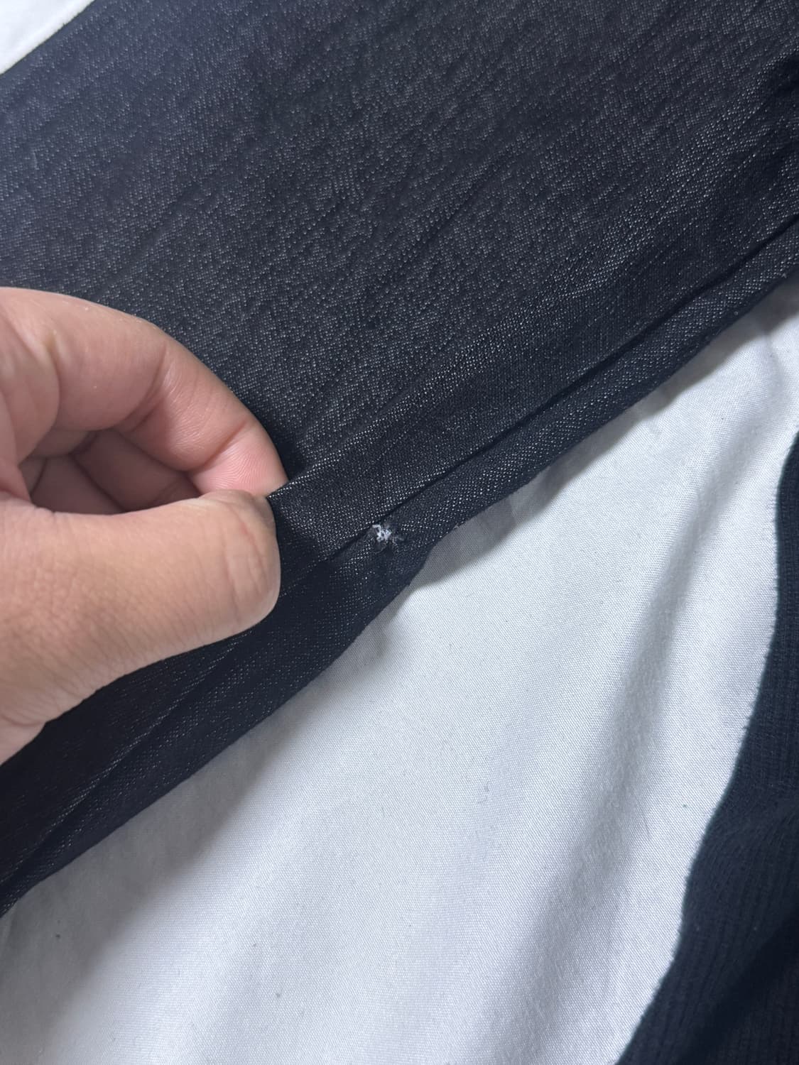 시멘틱 디자인 후드 데님 셔츠 자켓 상품이미지7