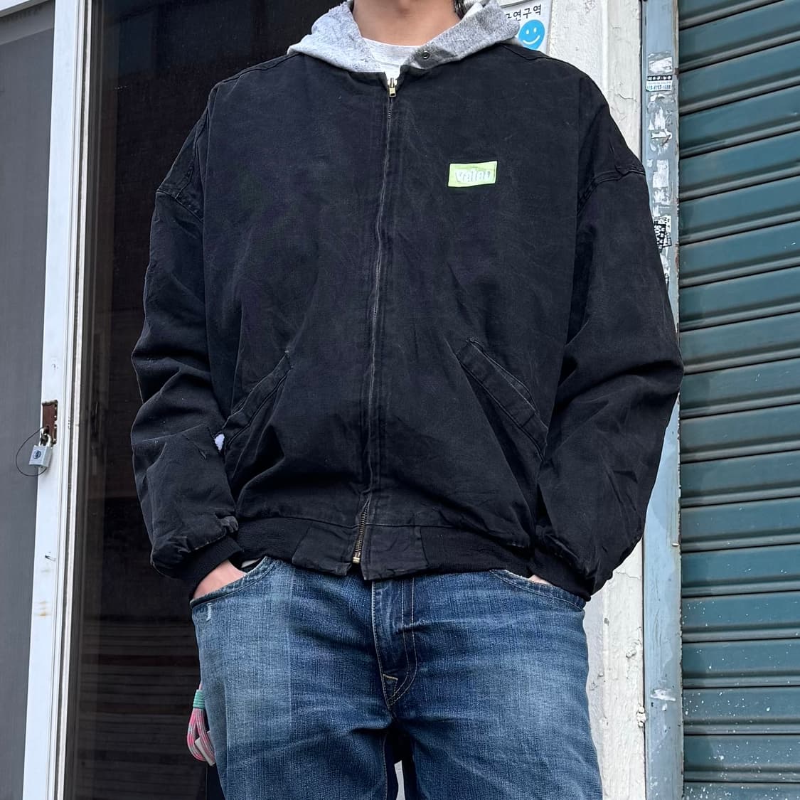 90‘s vtg 후드워크자켓 상품이미지2