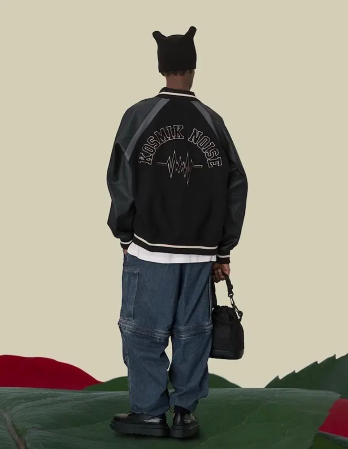 GU 지유 X 언더커버 바시티 자켓 스타디움 자켓 블랙 L 상품이미지6