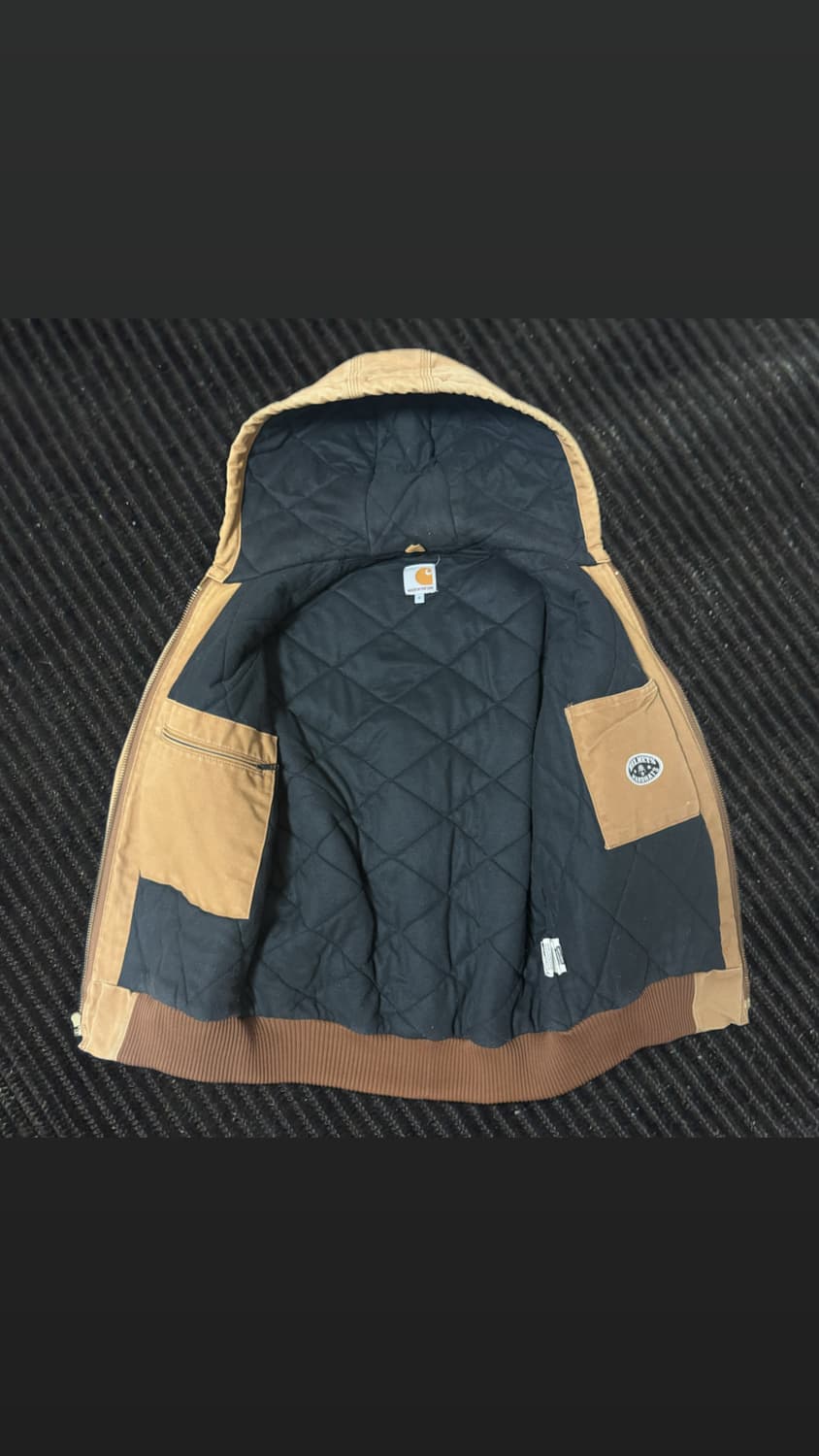 칼하트 j140 덕 액티브 자켓 브라운 S 상품이미지3