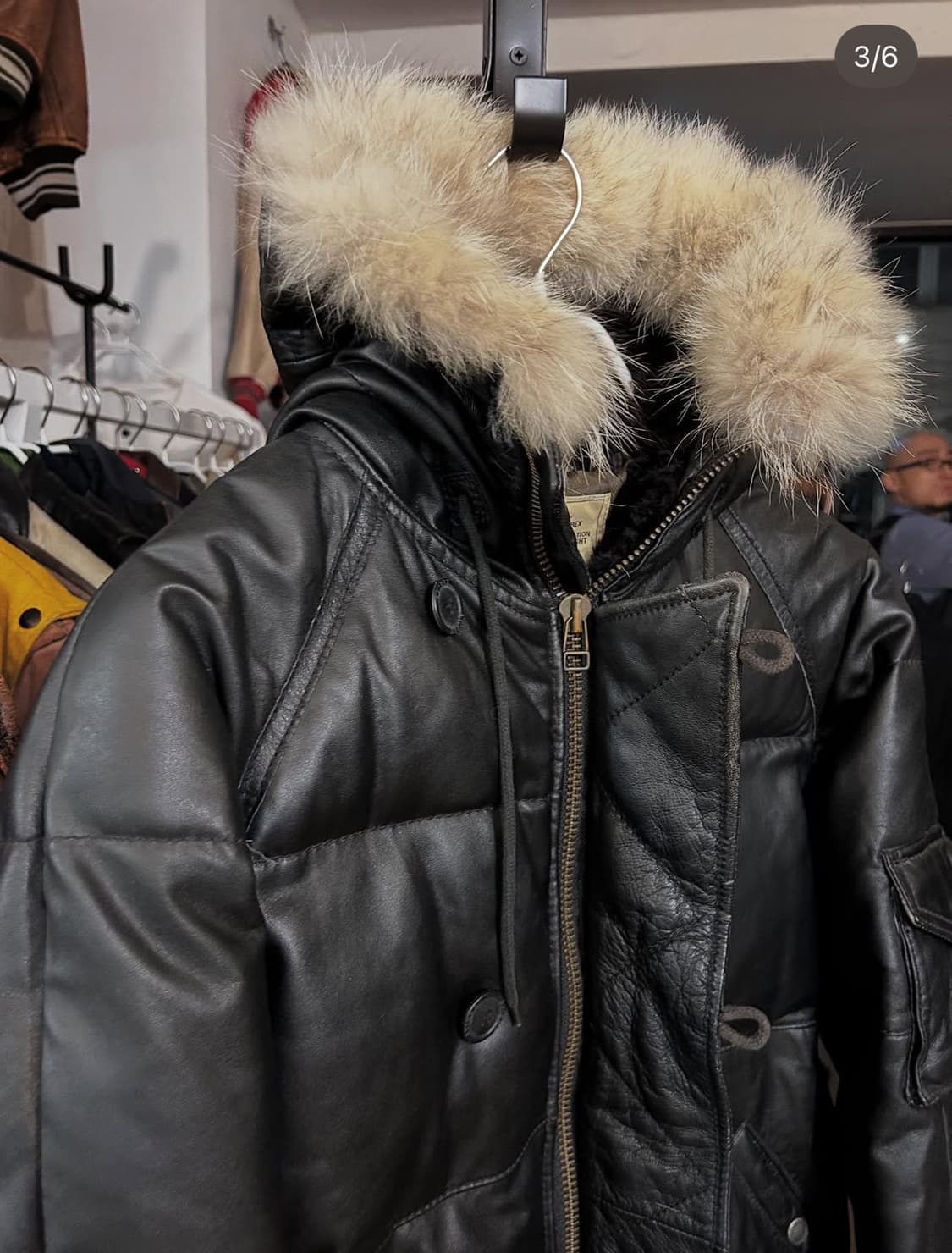 Avirex N-2B leather down(아비렉스 가죽 패딩) 상품이미지3