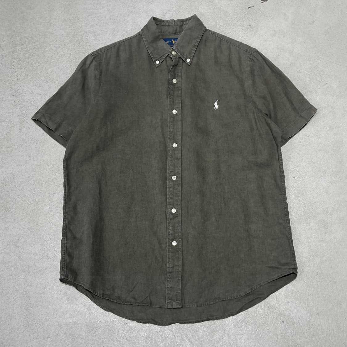 폴로 랄프로렌 신형큐알 린넨하프셔츠 s10796 상품이미지1