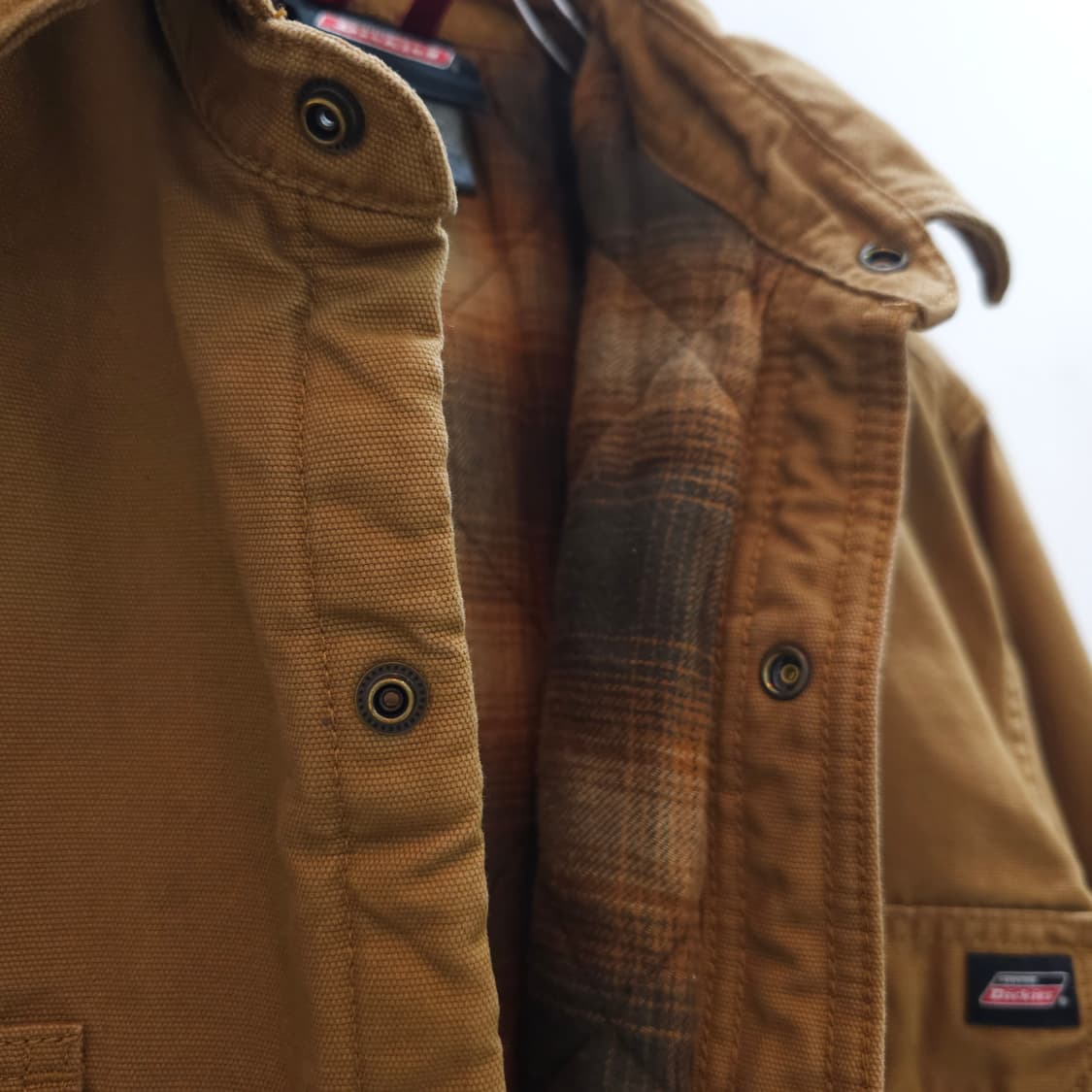 디키즈 Genuine 덕캔버스 플란넬 체크 안감 남성 셔츠자켓 상품이미지5