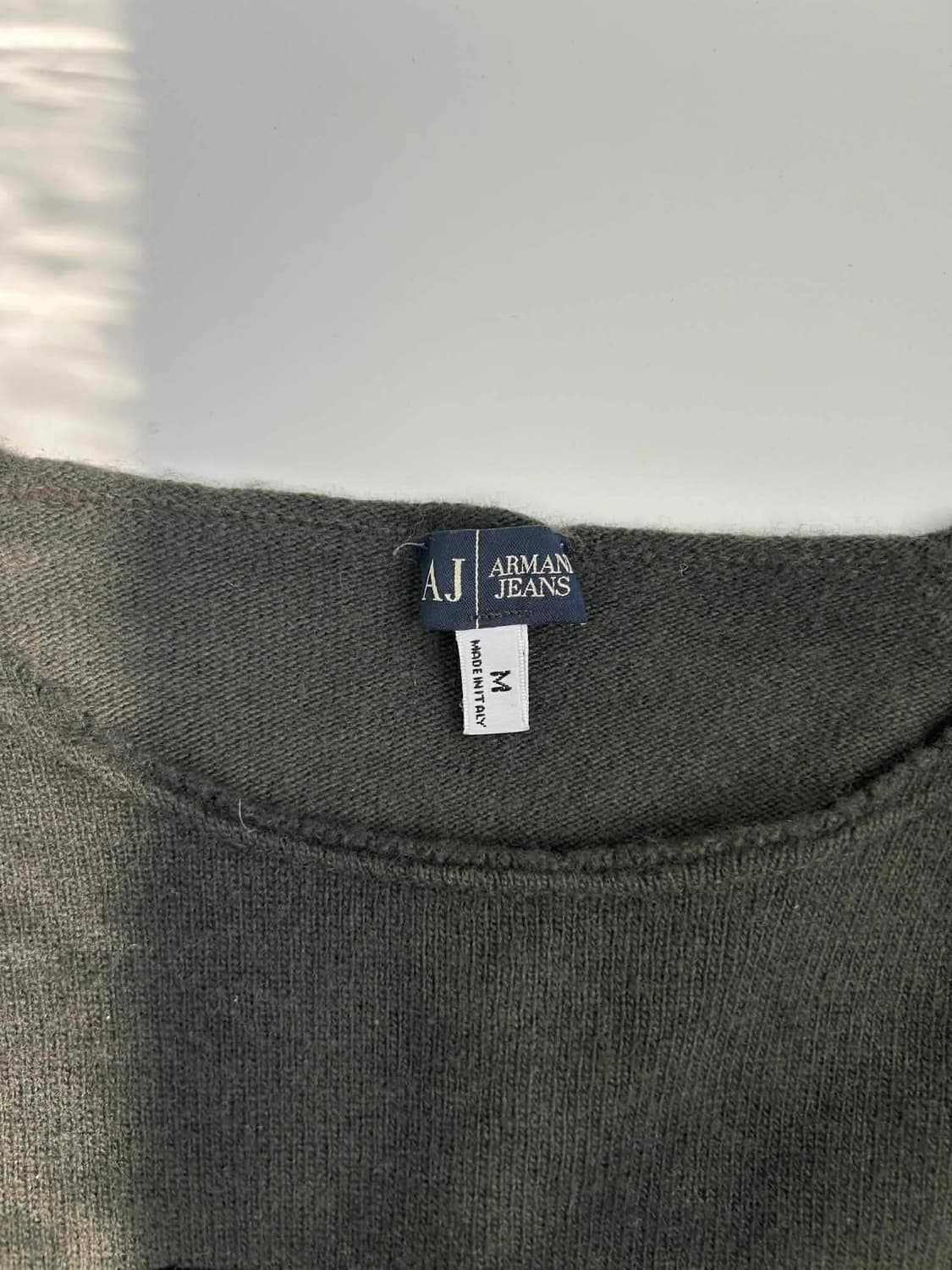 [M] 아르마니 진스 타이거 프린팅 울 니트 상품이미지4