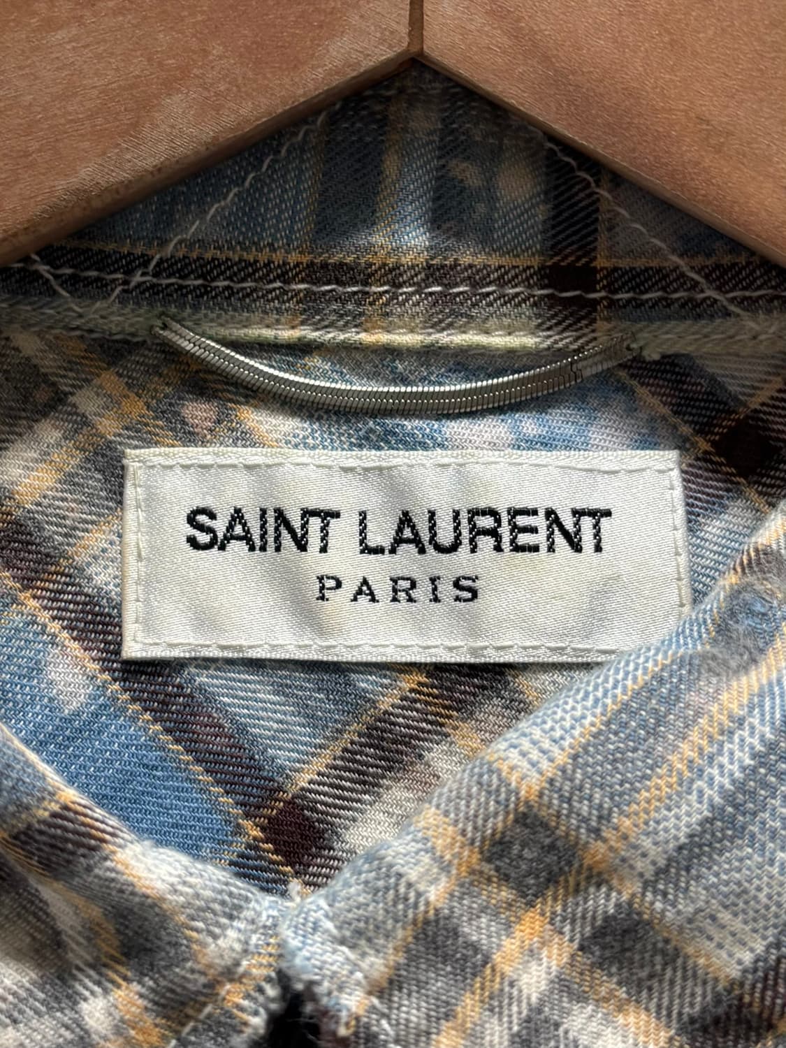 Saint Laurent Paris 생로랑 블리치드 셔츠 상품이미지4